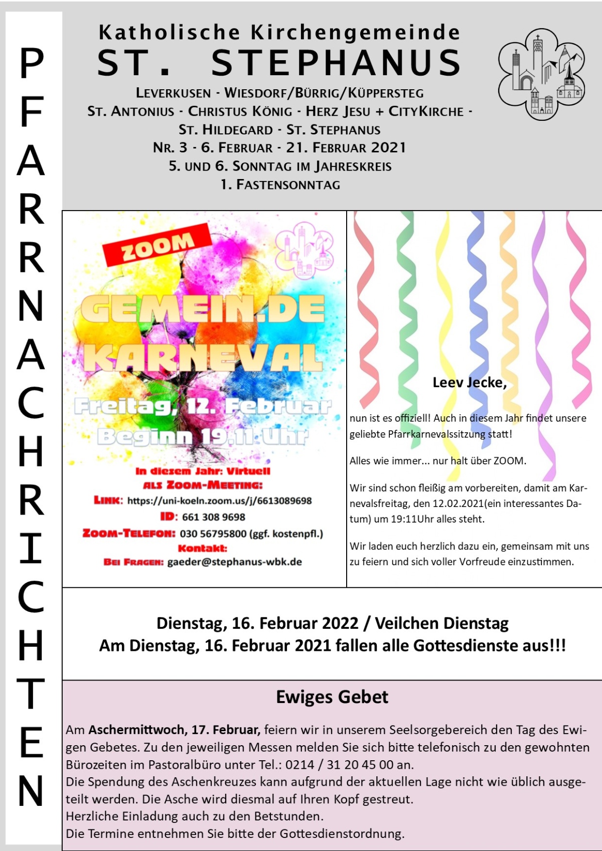 Pfarrnachrichten Stephanus 06_02_21_02_2021