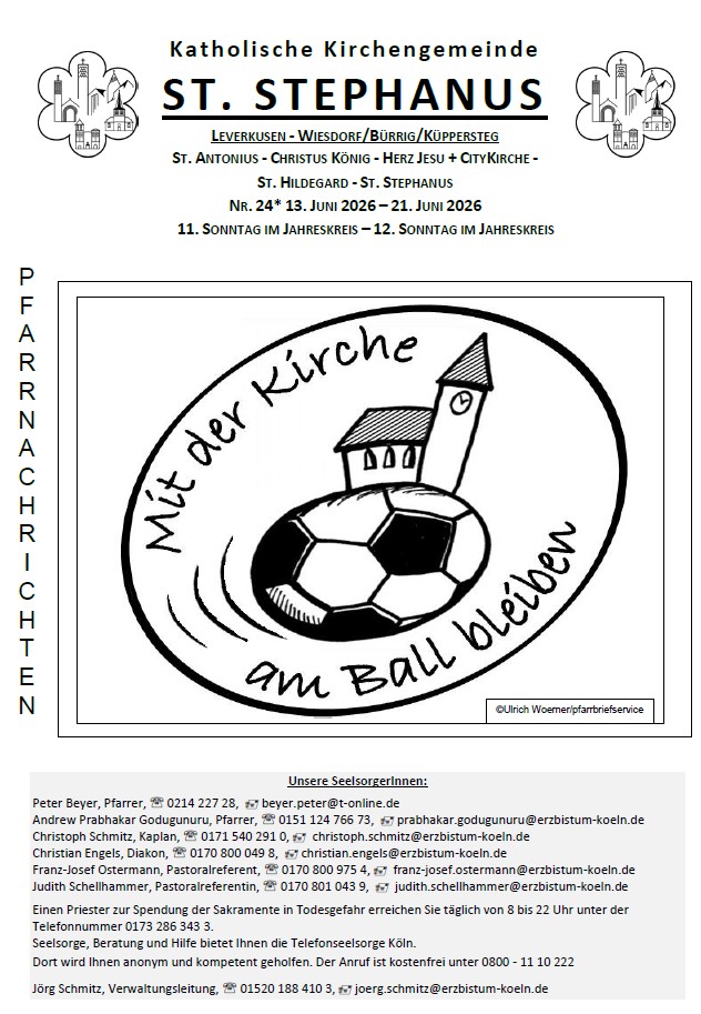 Titel Pfarrnachrichten 24