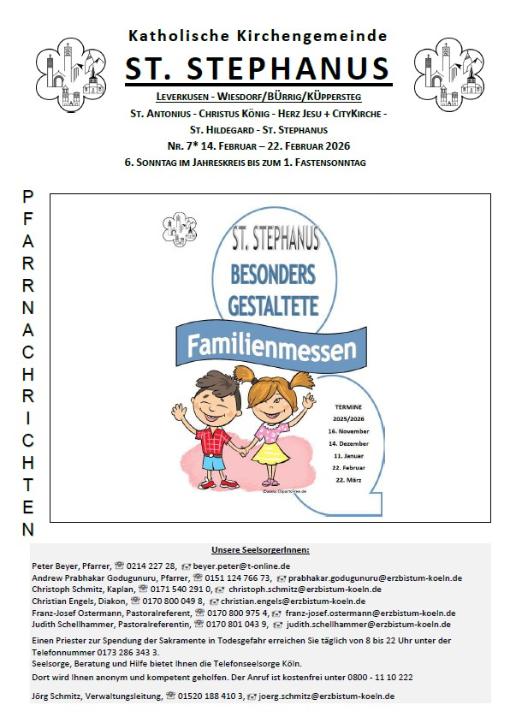 Titel Pfarrnachrichten Nr. 7