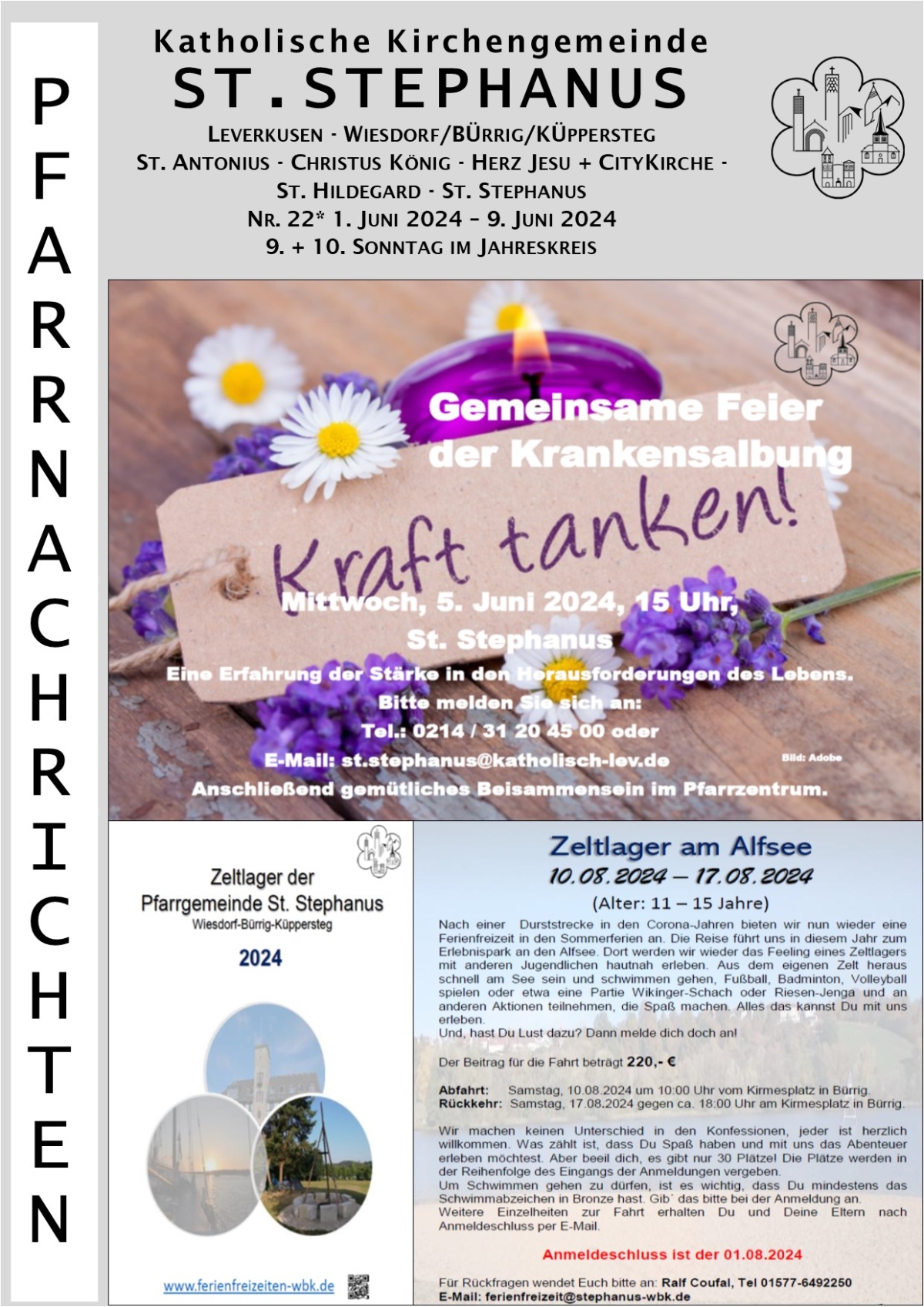 Titel Pfarrnachrichten Stephanus 01-06-09-06-2024