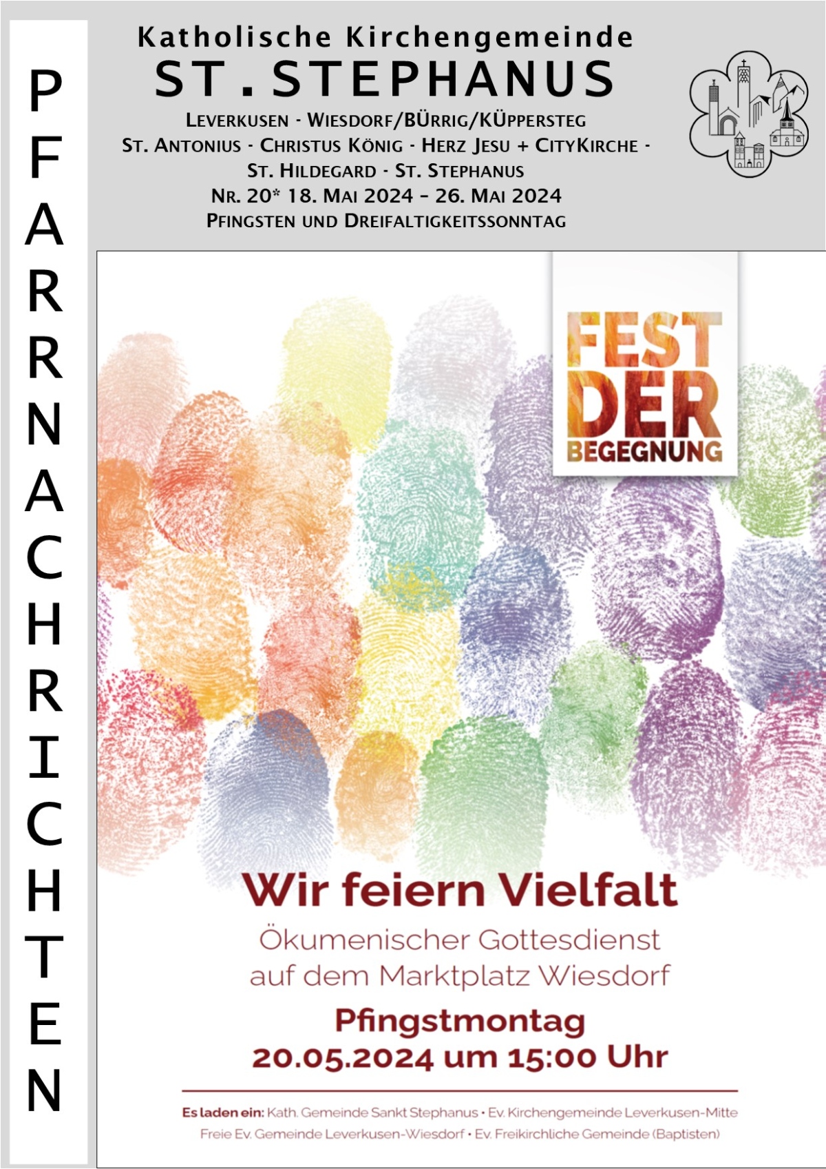 Titel Pfarrnachrichten Stephanus 18-05-26-05-2024
