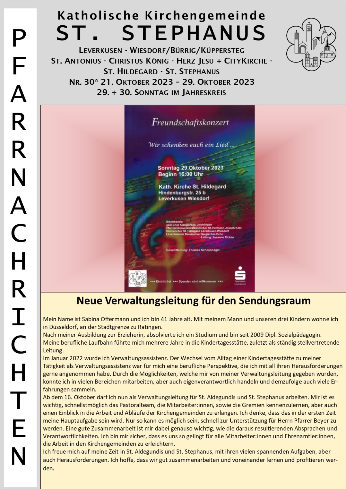 Titel Pfarrnachrichten Stephanus 21_10_29_10_2023 - 30