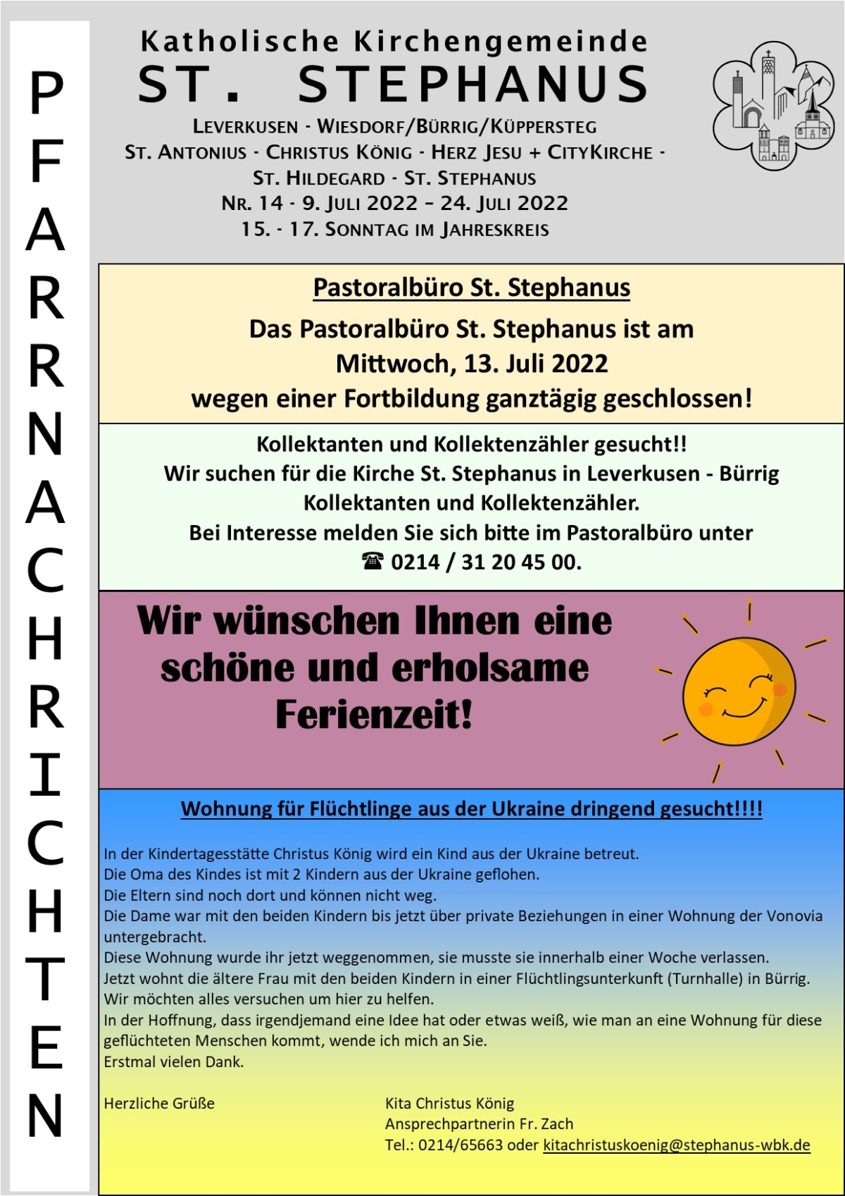 Titel Pfarrnachrichten Stephanus_09_07_24_07_2022