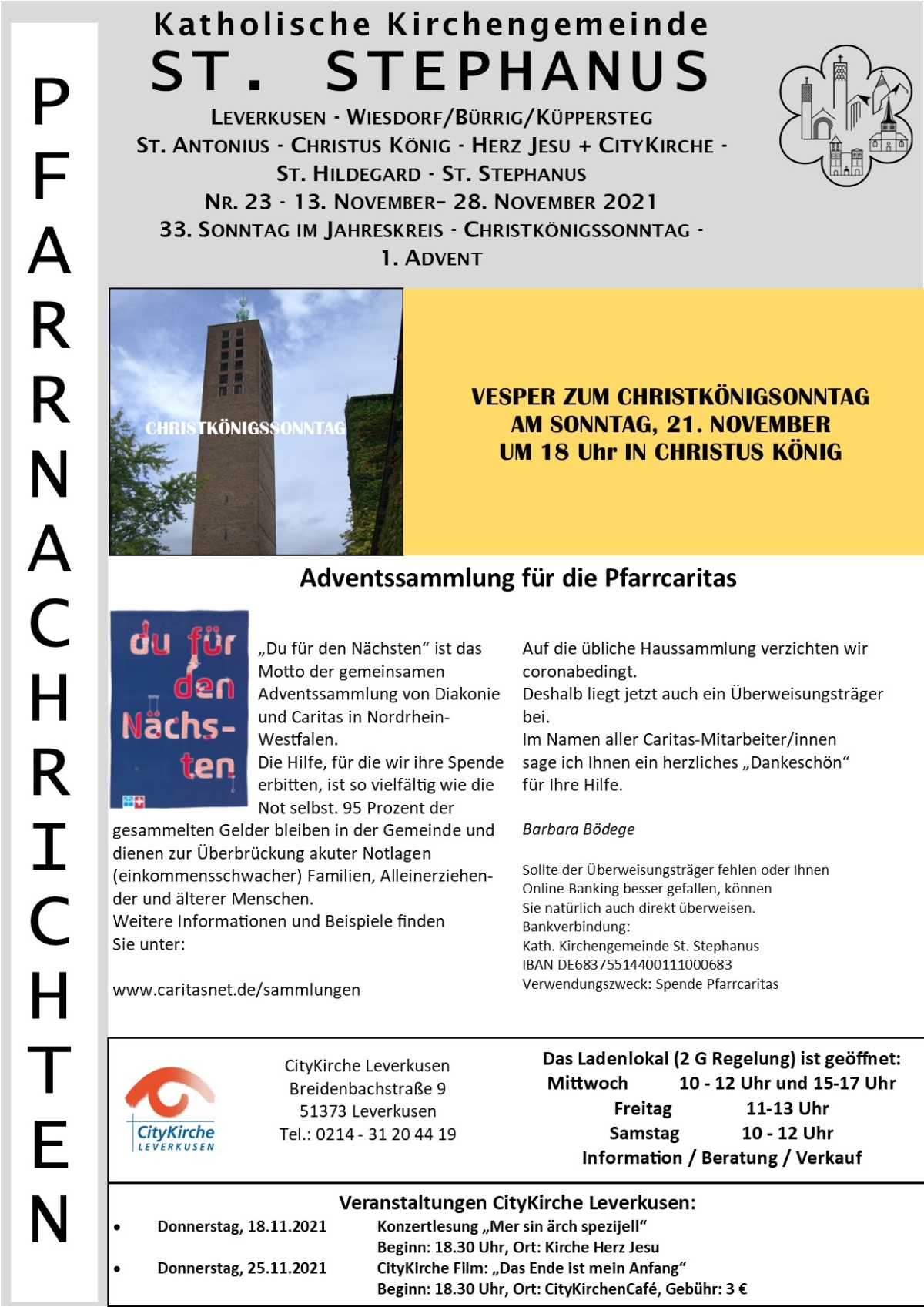 Titel Pfarrnachrichten Stephanus_13_11_28_11_2021
