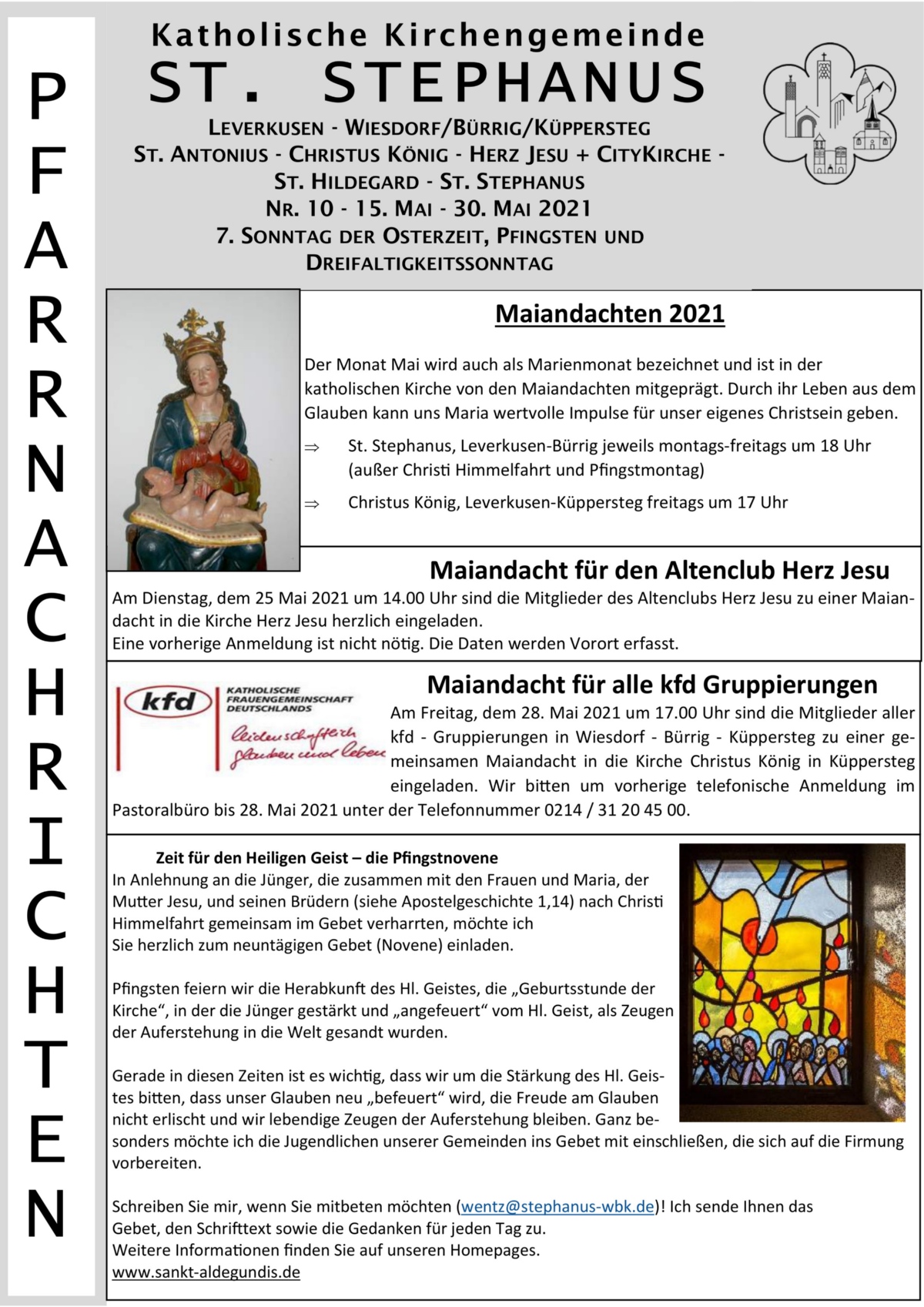 Titel Pfarrnachrichten15_05_30_05_2021