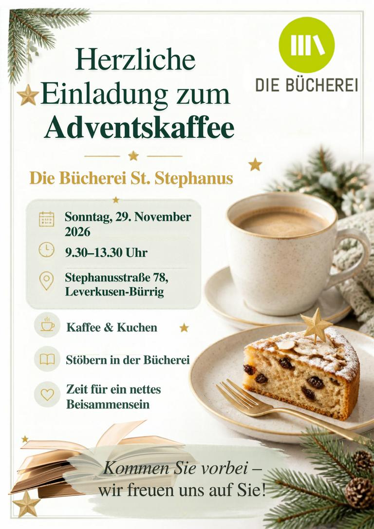 Adventskaffee Bücherei Flyer-1