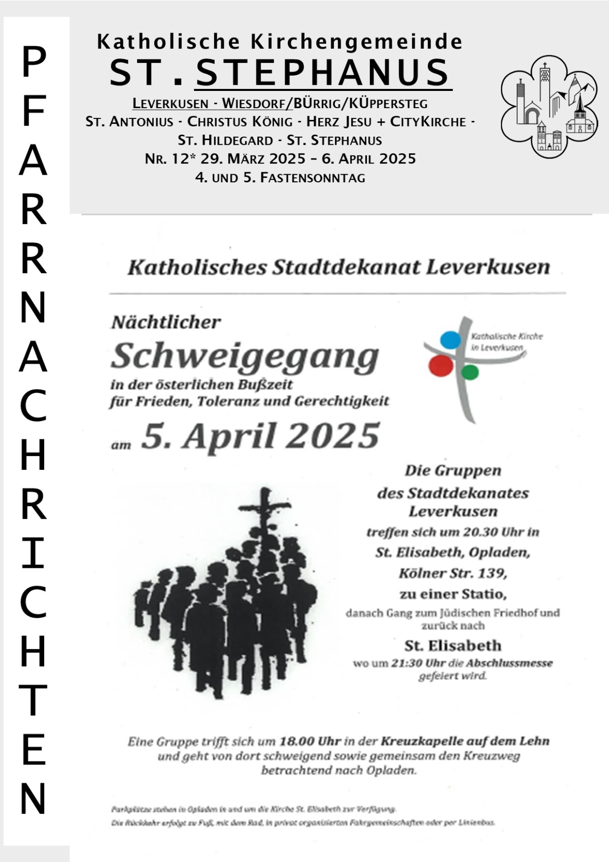 Titel Pfarrnachrichten Stephanus 29-03-06-04-2025